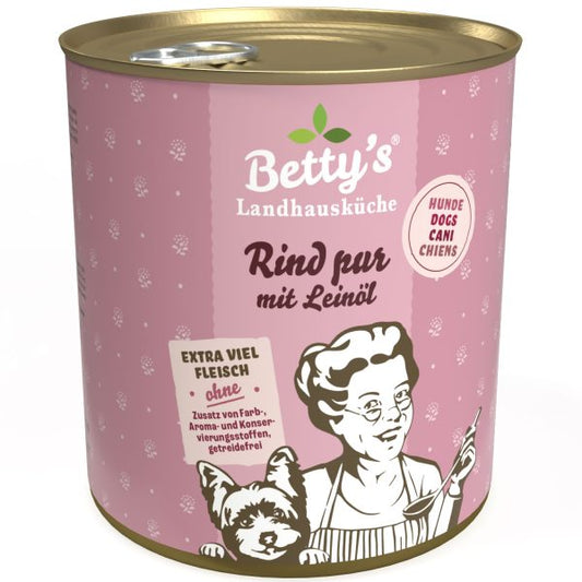 Betty`s Landhausküche Rind pur mit Leinöl