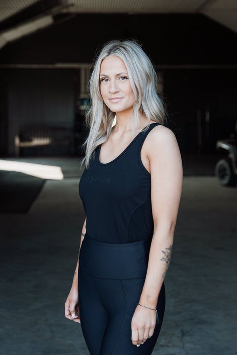 Top Reiter Tanktop "VERA", schwarz