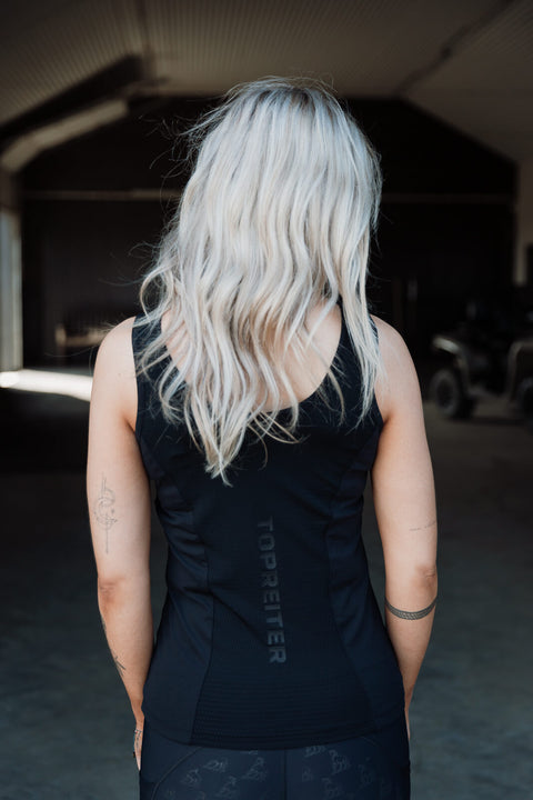 Top Reiter Tanktop "VERA", schwarz