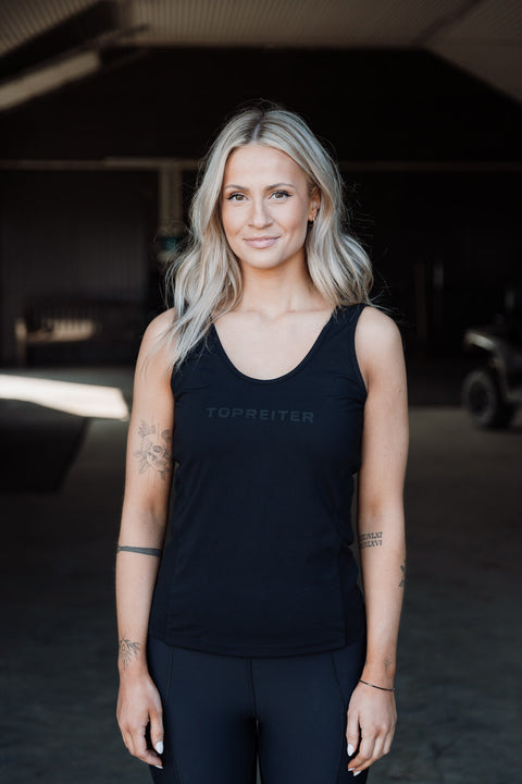 Top Reiter Tanktop "VERA", schwarz