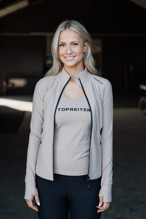 Top Reiter Jacke "ALDA", beige