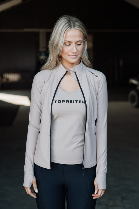 Top Reiter Jacke "ALDA", beige