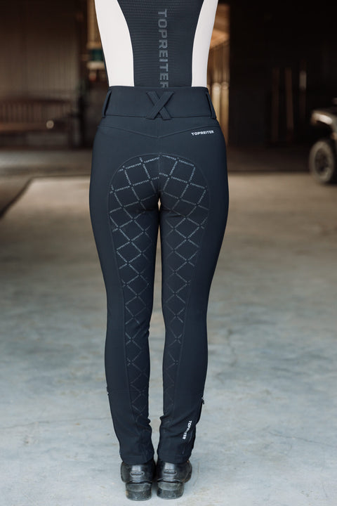 Top Reiter Reithose "ASKJA" Frauen, schwarz