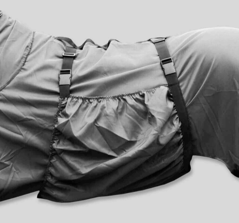 Top Reiter Bauchlatz Ekzemdecke, grau