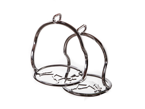 Hestagallery Steigbügel Stígur, mit Pferd