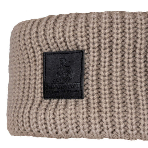 Top Reiter Stirnband "DETTIFOSS", gerippt beige