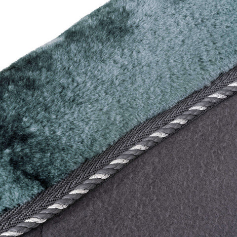 Top Reiter Fleecedecke "SOFT LINE", grau/grün, 125cm