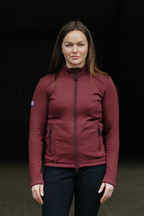 Top Reiter Jacke Byglia, burgunder