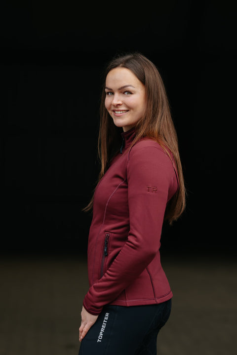 Top Reiter Jacke Byglia, burgunder