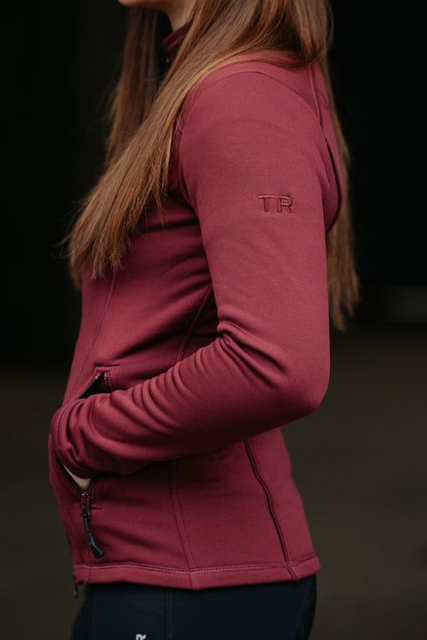 Top Reiter Jacke Byglia, burgunder