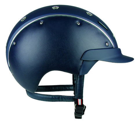 Casco Reithelm Spirit 6 Dressage, glattleder, marine, Größe L