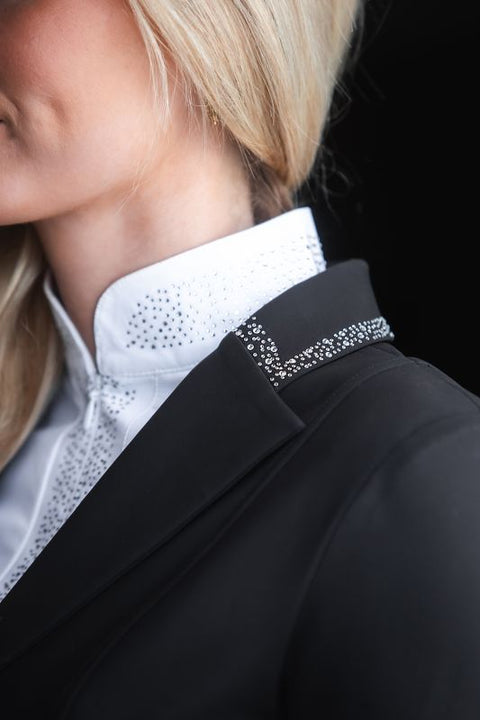 Top Reiter Sakko LUKKA, schwarz mit Kristallen