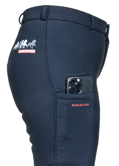 Karlslund Jökull Softshell Reithose mit Handytasche