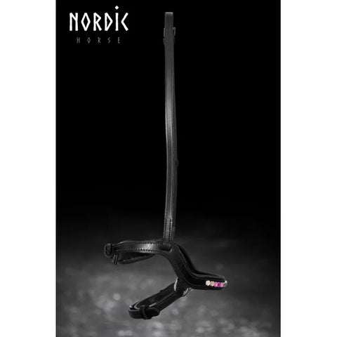 Nordic Horse - Anatomisches Sperrhalfter mit Regenbogensteine