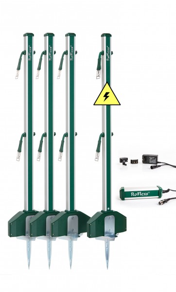 RoFlexs Premium E 145 Zaun Set - Kleinpferde bis 155cm