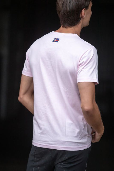 Top Reiter Unisex T-Shirt 3D, Alt Rosa