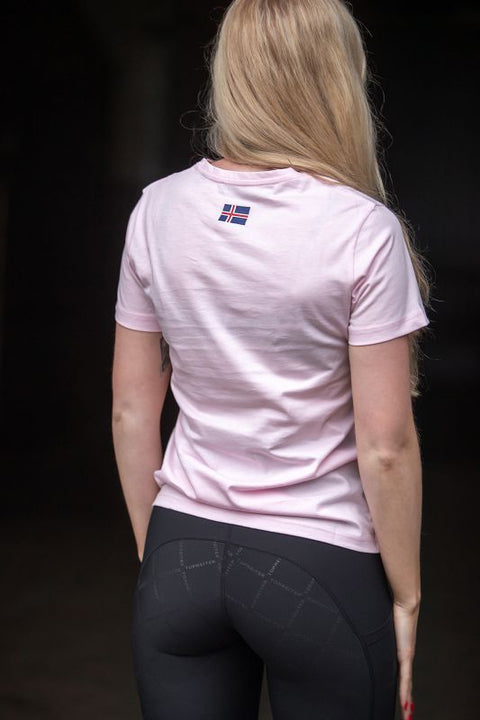 Top Reiter Unisex T-Shirt 3D, Alt Rosa