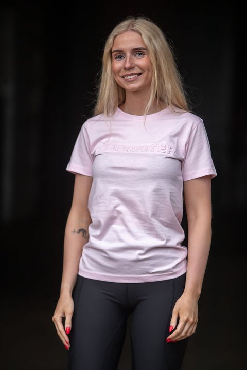 Top Reiter Unisex T-Shirt 3D, Alt Rosa