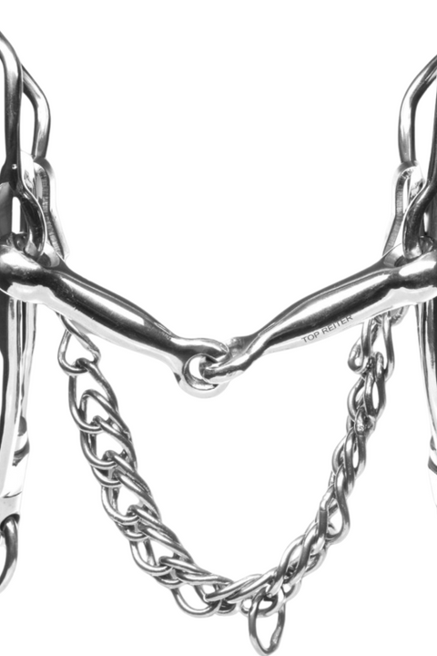 Top Reiter Edelstahl Kandare- Kurz