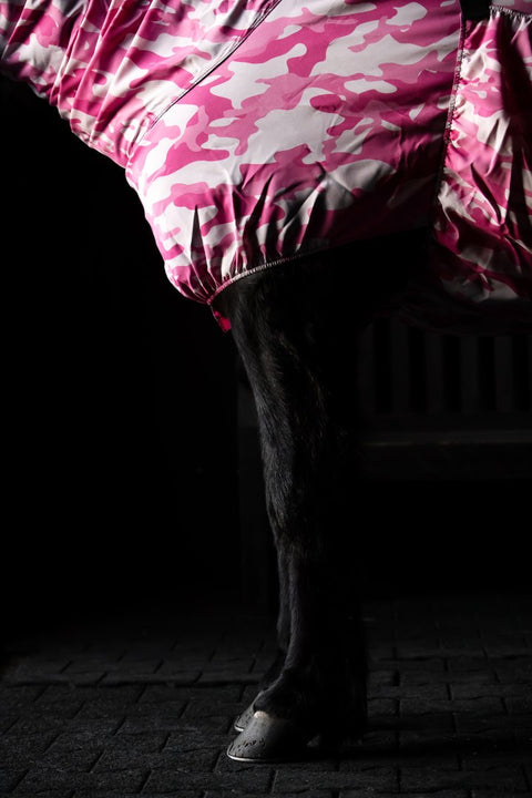Top Reiter Ekzemerdecke Pink Camouflage
