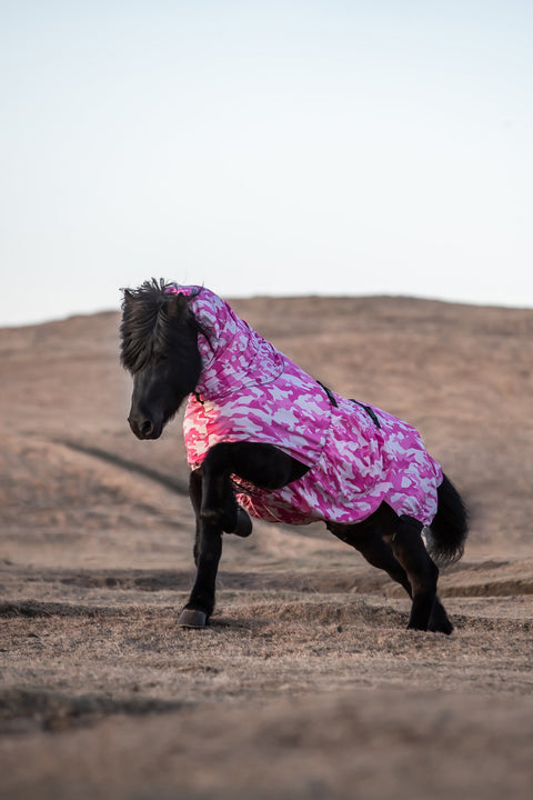 Top Reiter Ekzemerdecke Pink Camouflage