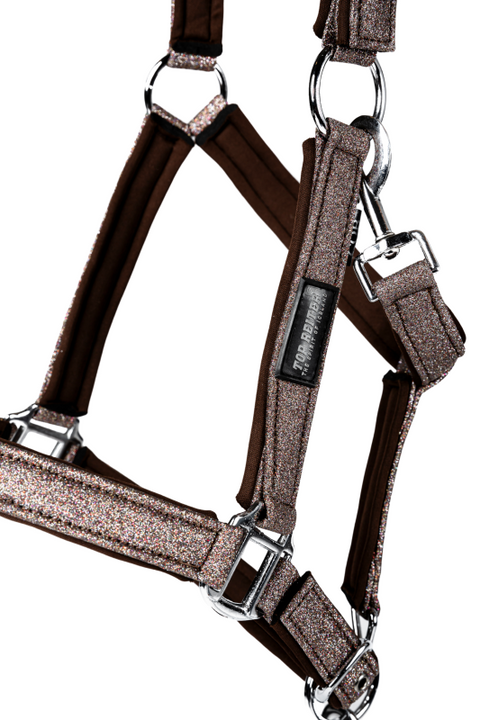 Top Reiter Halfter Glitrandi, Pink