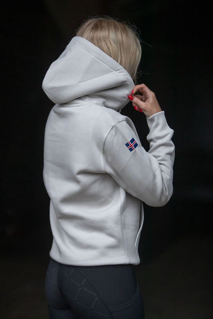 Top Reiter Unisex Hoodie, Greige