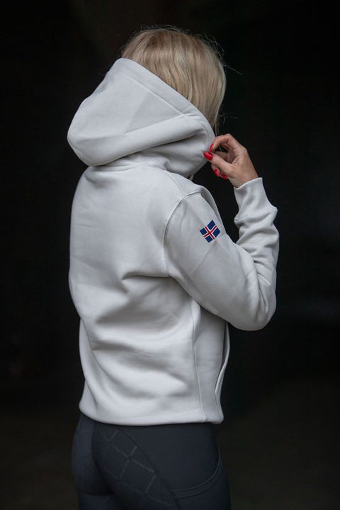 Top Reiter Unisex Hoodie, Greige