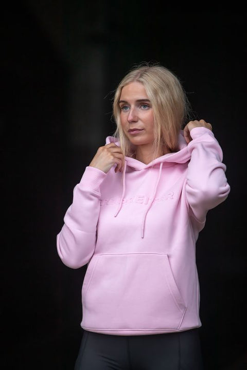 Top Reiter Unisex Hoodie, Alt Rosa