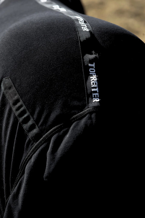 Top Reiter Abschwitzdecke Klaki, schwarz