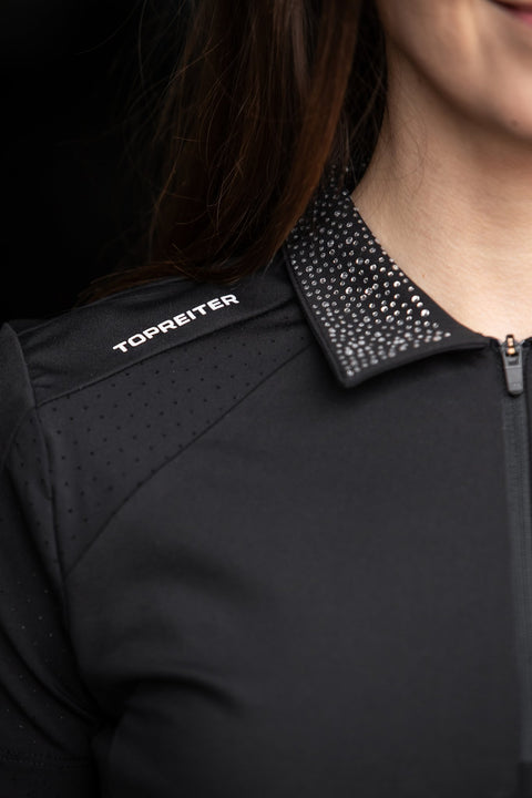Top Reiter Hríma Polo Turniershirt, schwarz