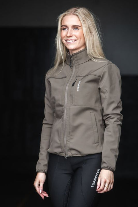 Top Reiter Glampi Unisex Softshell Jacke, erdgrün