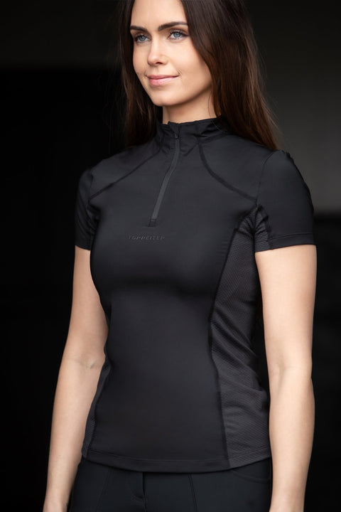 Top Reiter Júlía T-Shirt, schwarz