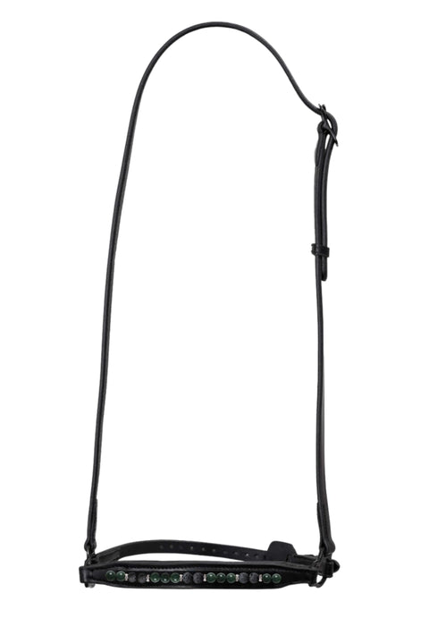 Top Reiter Nasenriemen Orka, Grün, Hannoveranisch