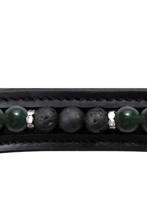 Top Reiter Nasenriemen Orka, Grün, Hannoveranisch