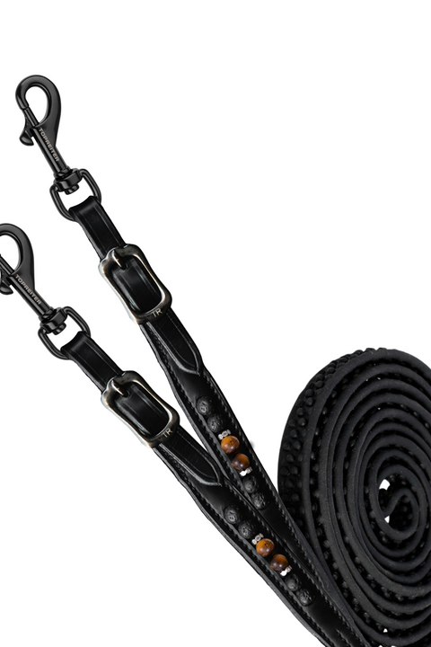 Top Reiter Orka Gummizügel mit Noppen, Braun