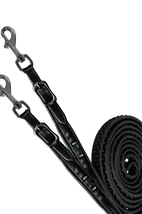 Top Reiter Orka Gummizügel mit Noppen, Grün