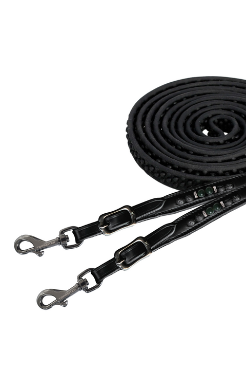 Top Reiter Orka Gummizügel mit Noppen, Grün