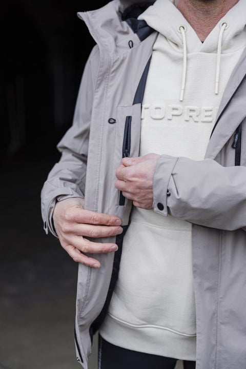 Top Reiter Regenjacke GLETTA, sand