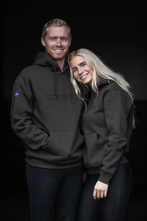 Top equestrian hoodie, pink