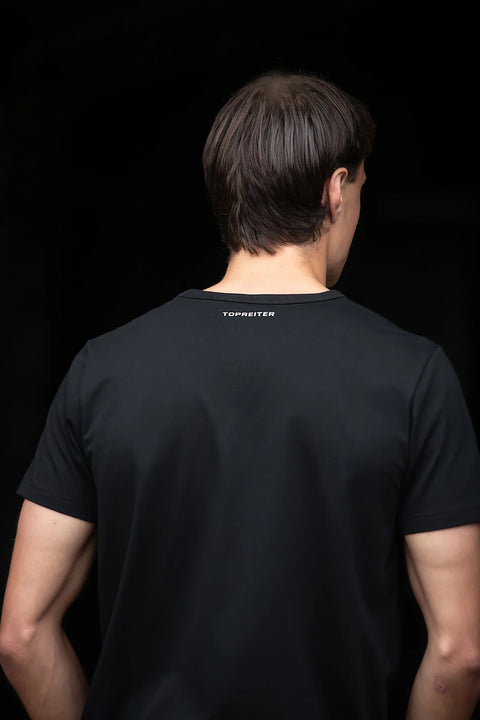 Top Reiter Basic T-Shirt, Rundhals , black , Unisex