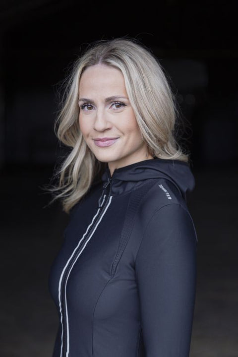 Top Reiter Eva Jacke, schwarz