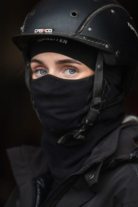 Top Reiter Balaclava, schwarz