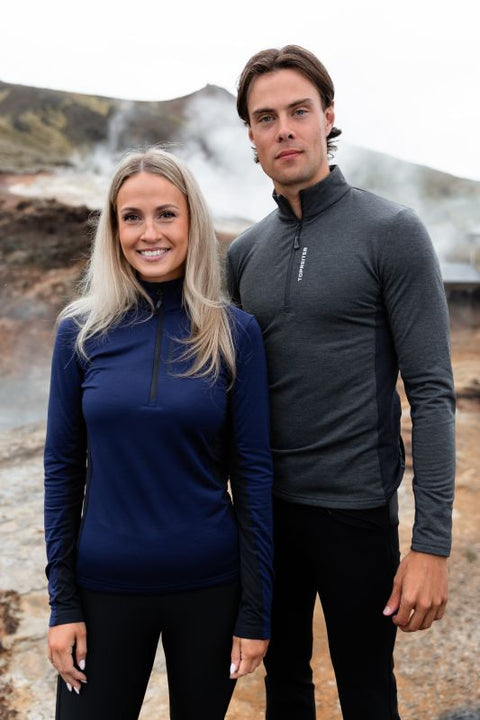 Top Reiter Mist Unisex Shirt (Blau und Dunkelgrau)