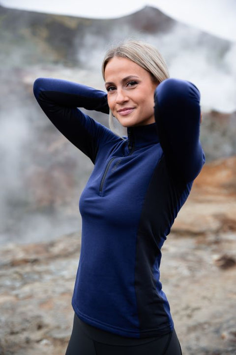 Top Reiter Mist Unisex Shirt (Blau und Dunkelgrau)