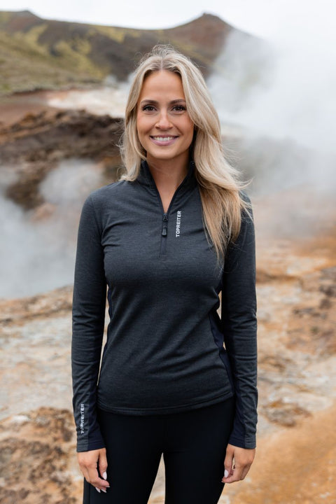 Top Reiter Mist Unisex Shirt (Blau und Dunkelgrau)