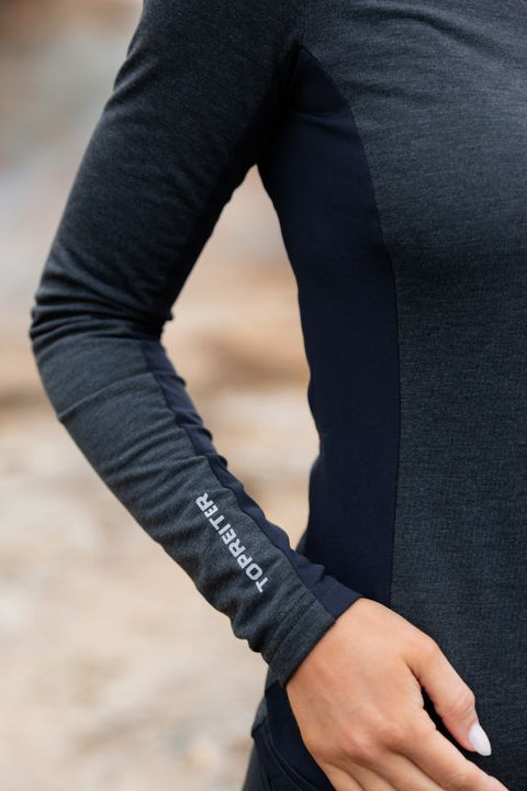 Top Reiter Mist Unisex Shirt (Blau und Dunkelgrau)