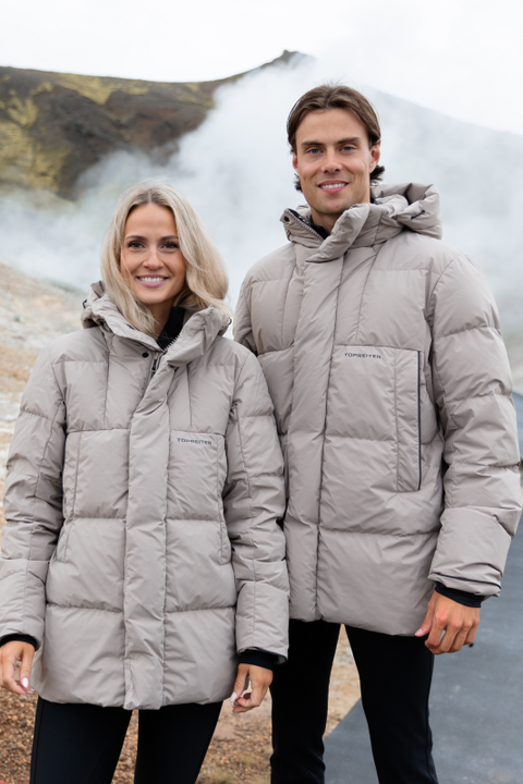 Top Reiter Strengur Unisex Parka, Sand