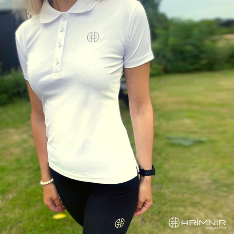 Hrimnir Blær Polo Shirt Damen, weiß