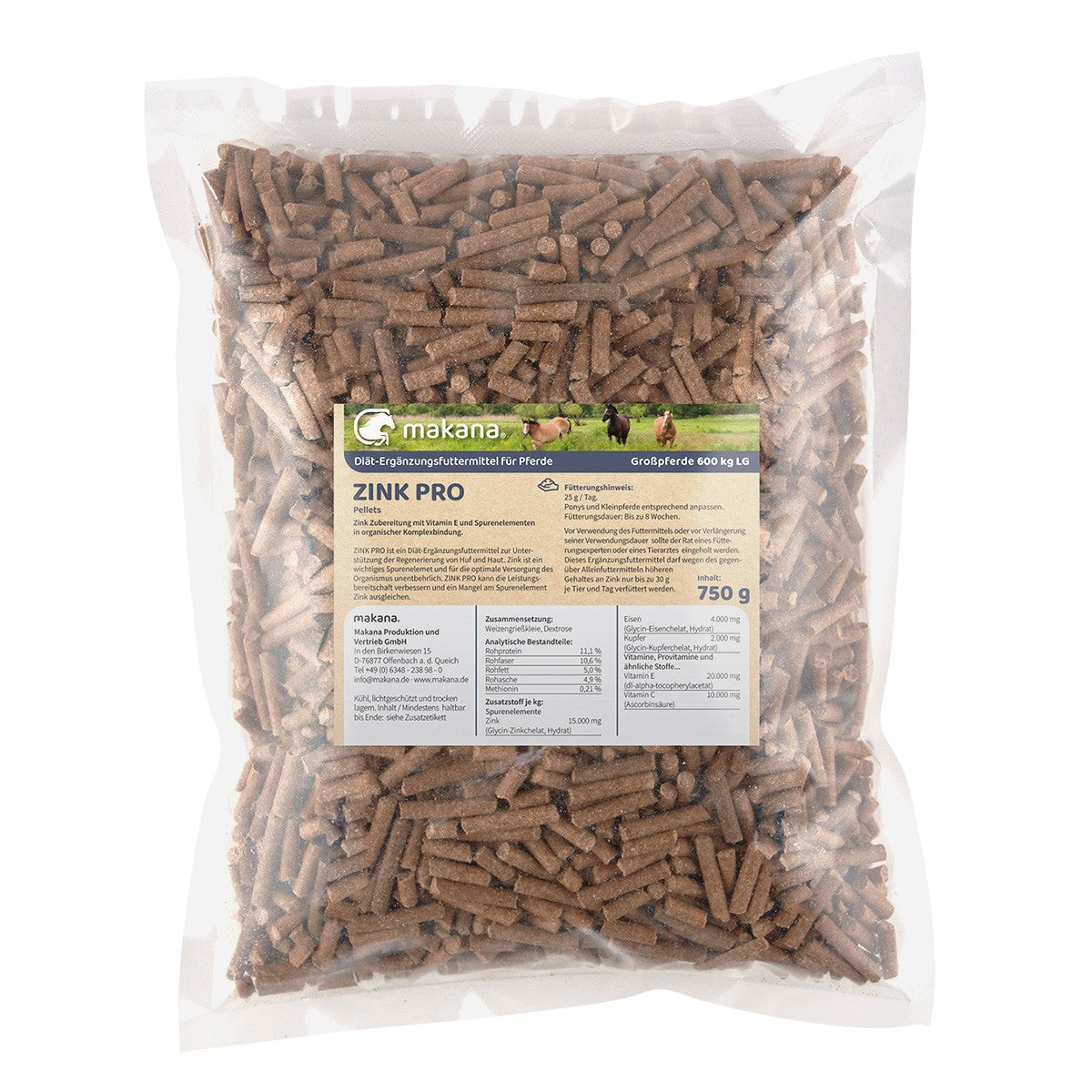 Makana ® Zink PRO Pellets, 750 g Beutel